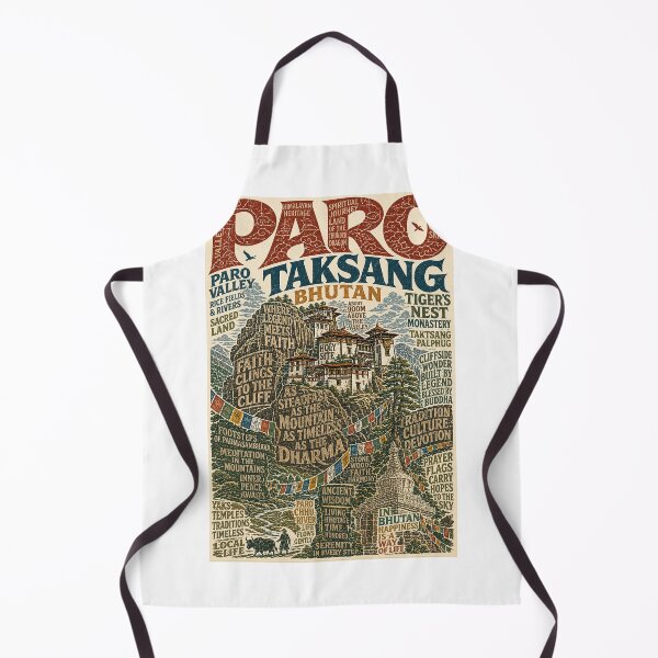 Item preview, Paro Taktsang Tiger's Nest Monastery Bhutan designed and sold by Aryabek.