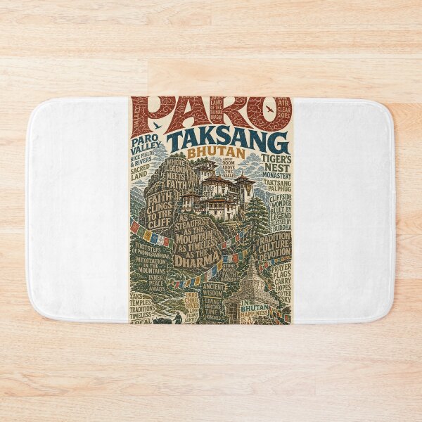 Item preview, Paro Taktsang Tiger's Nest Monastery Bhutan designed and sold by Aryabek.