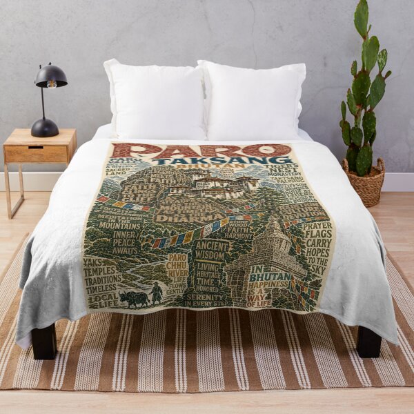 Item preview, Paro Taktsang Tiger's Nest Monastery Bhutan designed and sold by Aryabek.