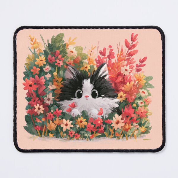Item preview, Fluffy Among Flowers designed and sold by bubblyrainbow.