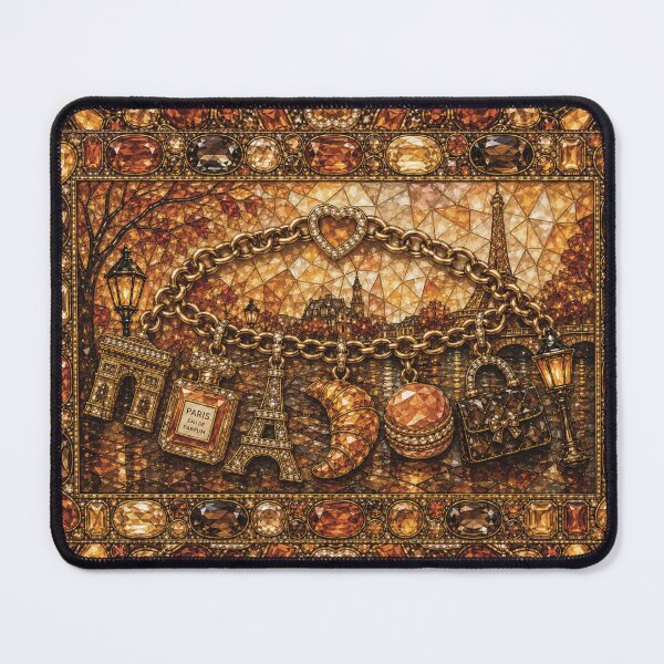Item preview, Golden Autumn in Paris Charm Bracelet Gemstones designed and sold by CaseyMichelleArt.