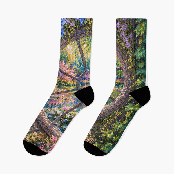Item preview, Window to the Water Lilies designed and sold by RiverDeeDesigns.