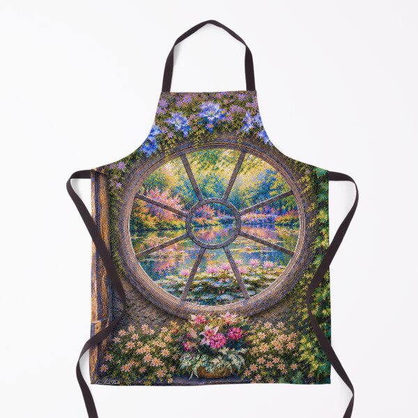 Item preview, Window to the Water Lilies designed and sold by RiverDeeDesigns.