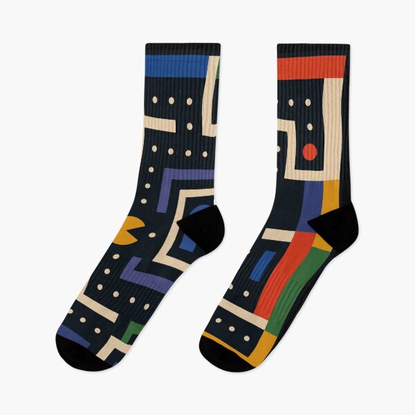 Item preview, PAC-MAN Geometric Retro Gaming Art | Modernist Arcade Design designed and sold by Lifer Art and Design.