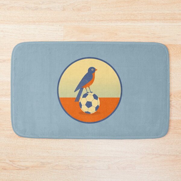 Item preview, Blue Bird on Soccer Ball designed and sold by mellow-koko.