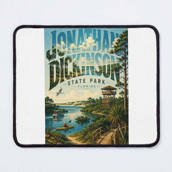 Item preview, Jonathan Dickinson State Park Florida with Loxahatchee River and Hobe Sound designed and sold by Aryabek.