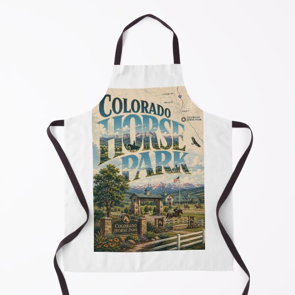 Item preview, Colorado Horse Park with Rocky Mountains Douglas County Colorado designed and sold by Aryabek.