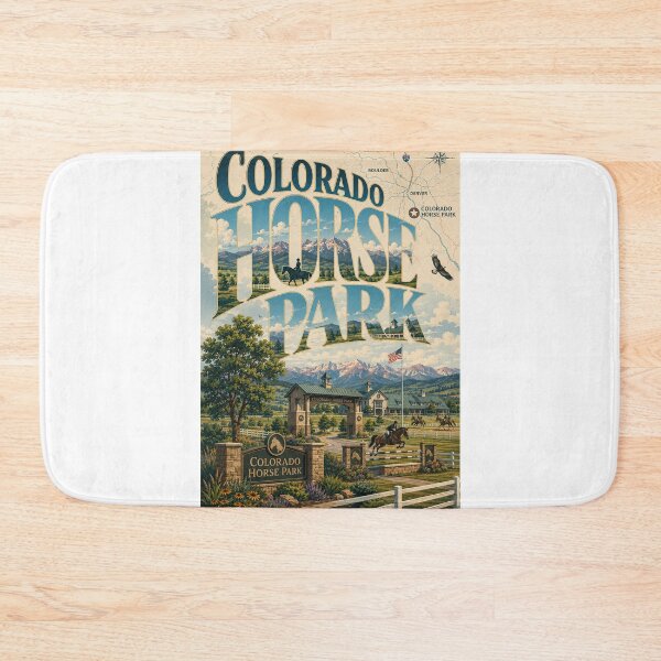 Item preview, Colorado Horse Park with Rocky Mountains Douglas County Colorado designed and sold by Aryabek.