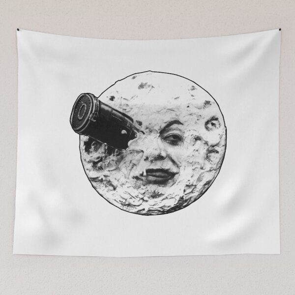 Item preview, a trip to the moon (le voyage dans la lune) - face only designed and sold by perfectModrShop.