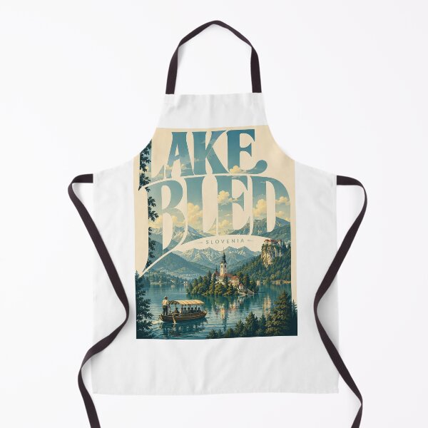 Item preview, Lake Bled Slovenia with Bled Island Julian Alps and Bled Castle designed and sold by Aryabek.