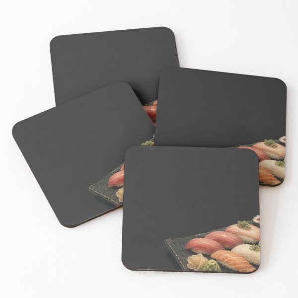 Item preview, Elegant sushi omakase on black designed and sold by rolfzogg.