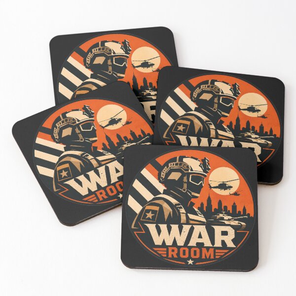 Item preview, War Room Tactical Soldier Vintage Military Command Badge Graphic designed and sold by Abidel.