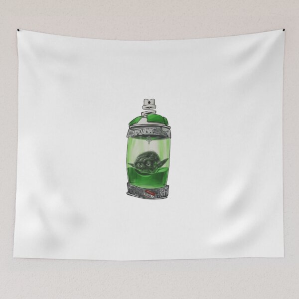 Item preview, Green Lightsaber Yoda Graffiti  designed and sold by Doingapparel.