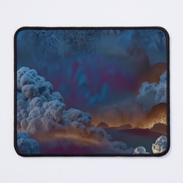 Item preview, Dark Clouded Abstract Pattern with Fiery Glows iPhone Case designed and sold by FestivityFinds.