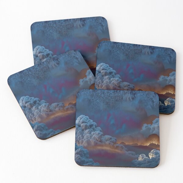 Item preview, Dark Clouded Abstract Pattern with Fiery Glows iPhone Case designed and sold by FestivityFinds.