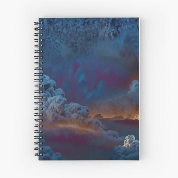 Item preview, Dark Clouded Abstract Pattern with Fiery Glows iPhone Case designed and sold by FestivityFinds.