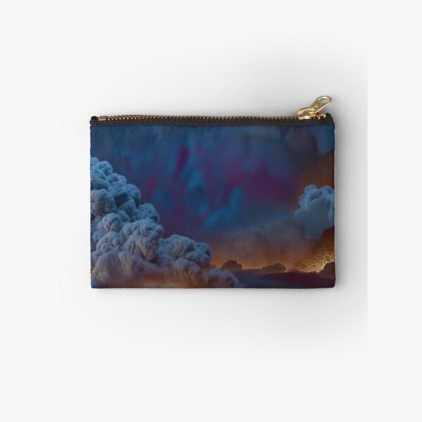 Item preview, Dark Clouded Abstract Pattern with Fiery Glows iPhone Case designed and sold by FestivityFinds.