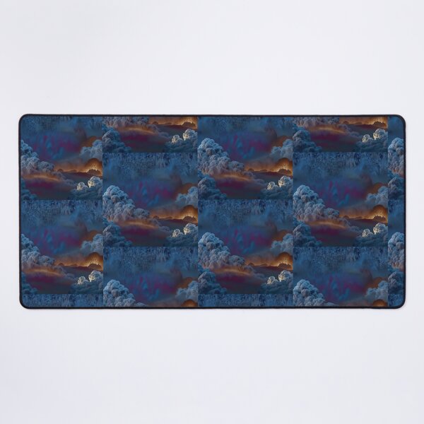 Item preview, Dark Clouded Abstract Pattern with Fiery Glows iPhone Case designed and sold by FestivityFinds.
