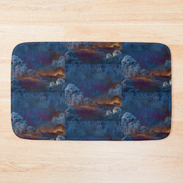 Item preview, Dark Clouded Abstract Pattern with Fiery Glows iPhone Case designed and sold by FestivityFinds.