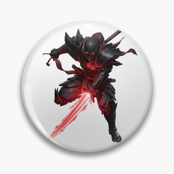 Item preview, Dark Ninja Warrior Crimson Red Plasma Sword Sci-Fi Assassin designed and sold by Manga moshi .