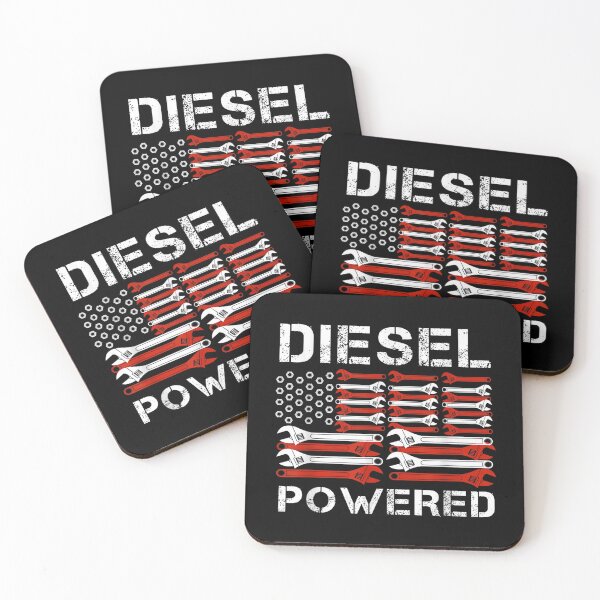 Item preview, Diesel Engine American Flag designed and sold by goombi-creative.