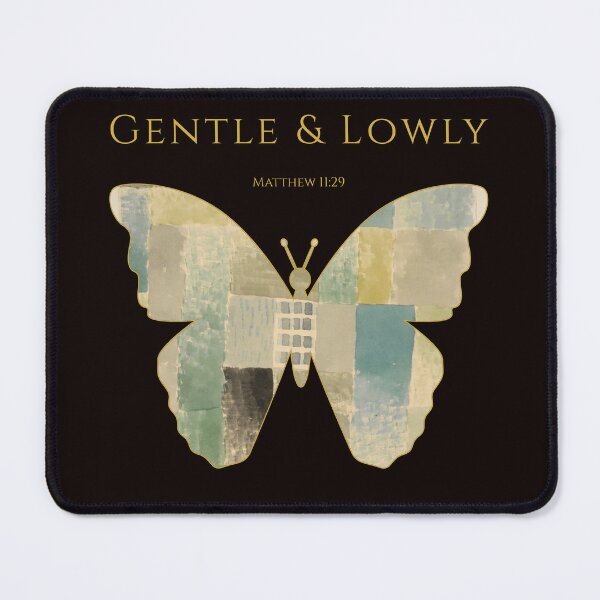 Item preview, Gentle And Lowly Butterfly Christian Art Scripture Faith Gift Many Parts One Beauty Matthew 11 29 designed and sold by KittenAndCo.