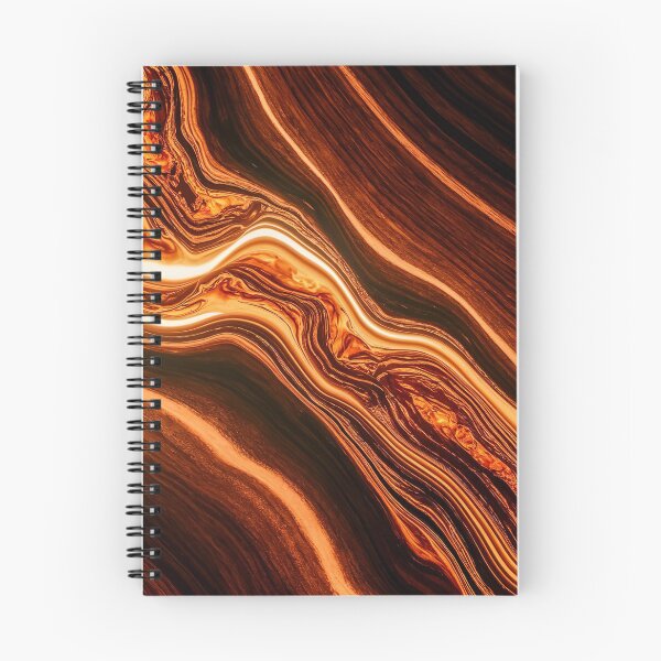 Item preview, Molten Marble Waves in Sunset Orange iPhone Case designed and sold by FestivityFinds.