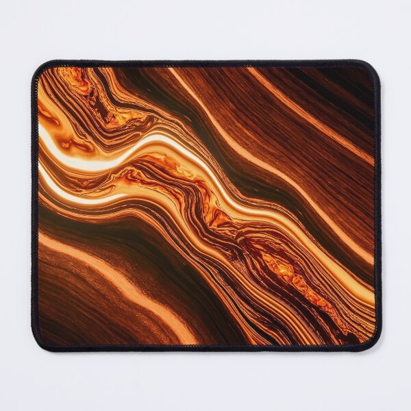 Item preview, Molten Marble Waves in Sunset Orange iPhone Case designed and sold by FestivityFinds.