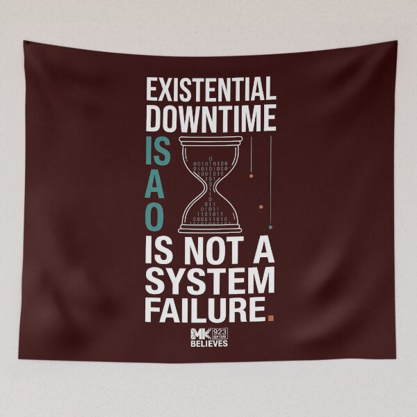 Item preview, Existential Downtime System Failure T-Shirt | Minimalist Tech Stoicism Hoodie designed and sold by EIPTOW.