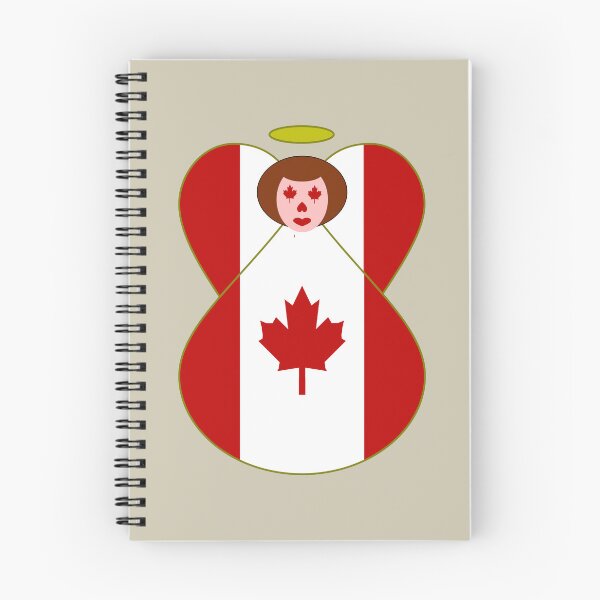 Item preview, Canadian Flag Angel with Maple Leaf Eyes designed and sold by AuntieShoe.