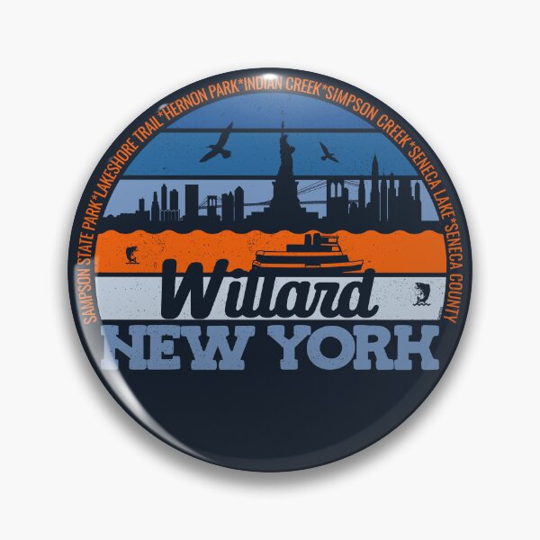 Item preview, Willard New York Sunset Retro Vintage Local Pride Logo designed and sold by CRHPOD20.