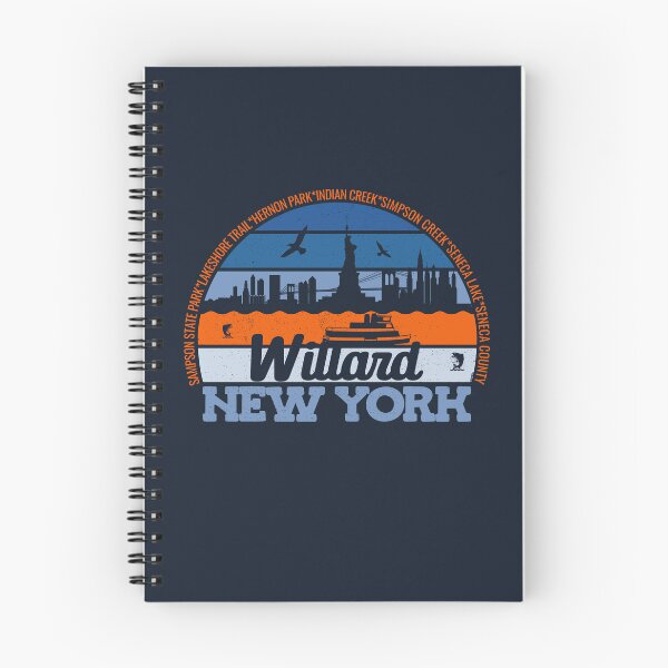 Item preview, Willard New York Sunset Retro Vintage Local Pride Logo designed and sold by CRHPOD20.