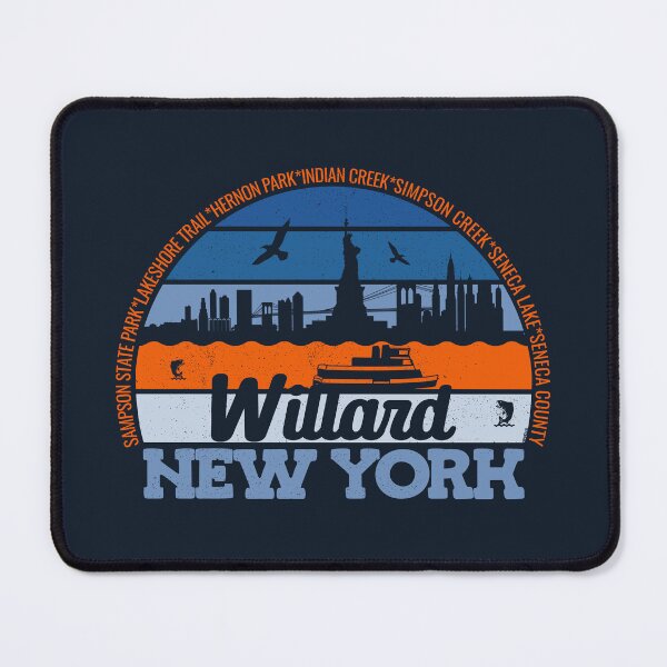 Item preview, Willard New York Sunset Retro Vintage Local Pride Logo designed and sold by CRHPOD20.