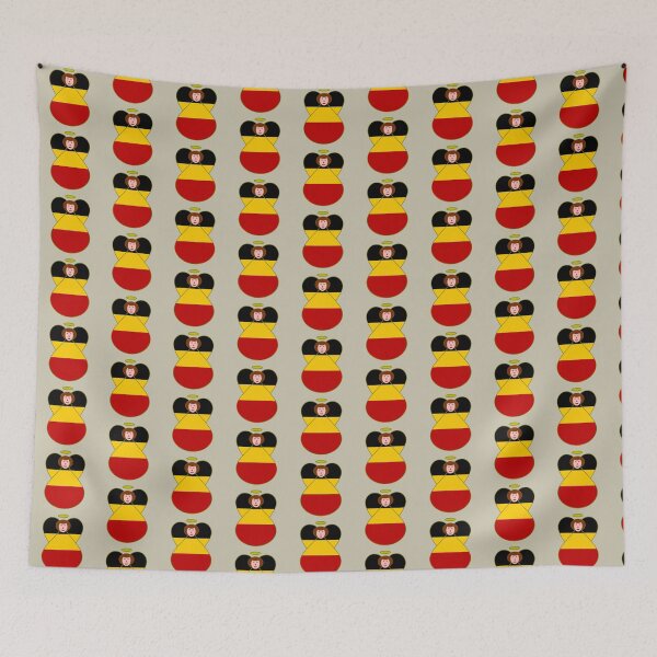 Item preview, German Flag Angel – Brown Haired Patriotic Art designed and sold by AuntieShoe.