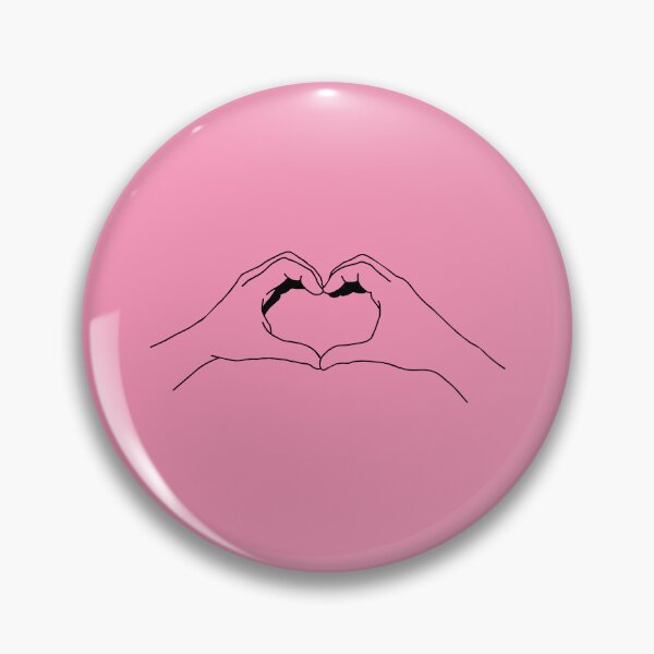 Item preview, Cute Love Hand Gesture & Symbol - Pink designed and sold by maurrathania.