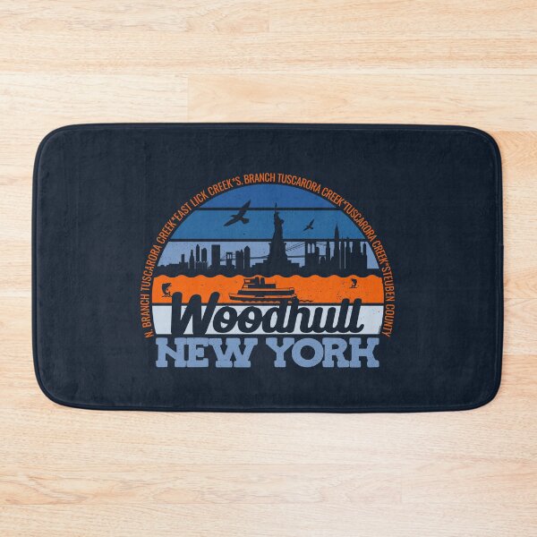 Item preview, Woodhull New York Sunset Retro Vintage Local Pride Logo designed and sold by CRHPOD20.