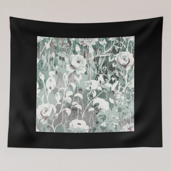 Item preview, Funda para teléfono vintage verde salvia con estampado botánico floral | Diseño minimalista de jardín de flores blancas designed and sold by FestivityFinds.
