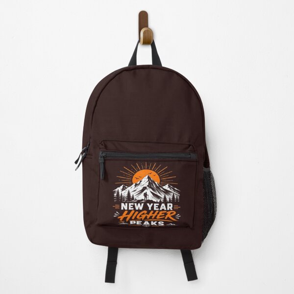 Item preview, New Year Higher Peaks Mountain Hiking Motivation designed and sold by The Urban Explorer.