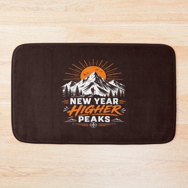 Item preview, New Year Higher Peaks Mountain Hiking Motivation designed and sold by The Urban Explorer.