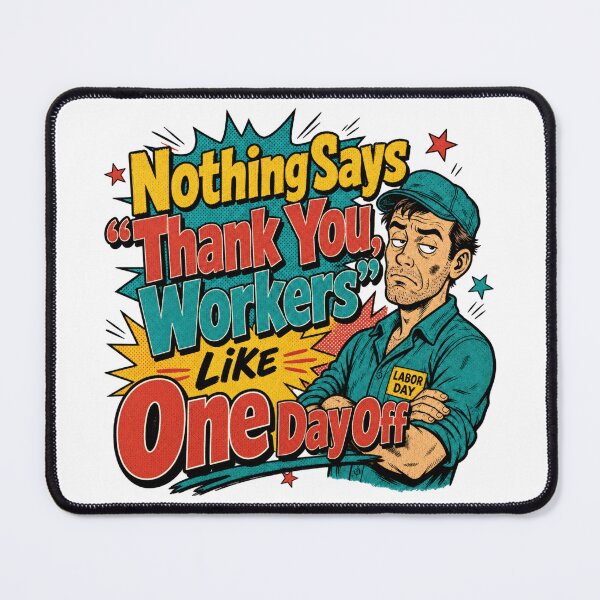 Item preview, One Day Off for Workers designed and sold by SquatchPrintsCo.