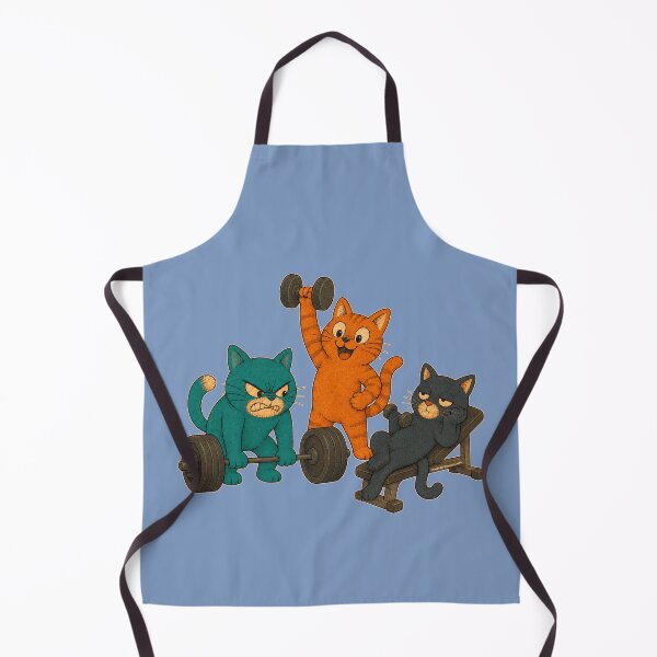 Artikelvorschau, Fröhliche, mürrische und sonstige Katzen | Lustiger Fitnessstudio-Witz | Freche Katzen | Lustiges Design für Katzenliebhaber entworfen und verkauft von Made by Tamar.