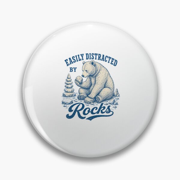 Item preview, Easily Distracted By Rocks designed and sold by bobcatmarty.