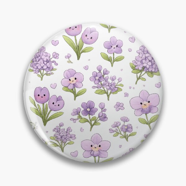 Item preview, Cute purple flowers designed and sold by mefaust.