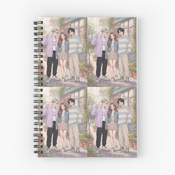 Item preview, Trio of Friends — Urban Aesthetic Illustration designed and sold by SolangeCelestial.