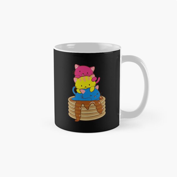 Item preview, Bandera del orgullo pansexual, gatos kawaii sobre panqueques designed and sold by shrphrn.