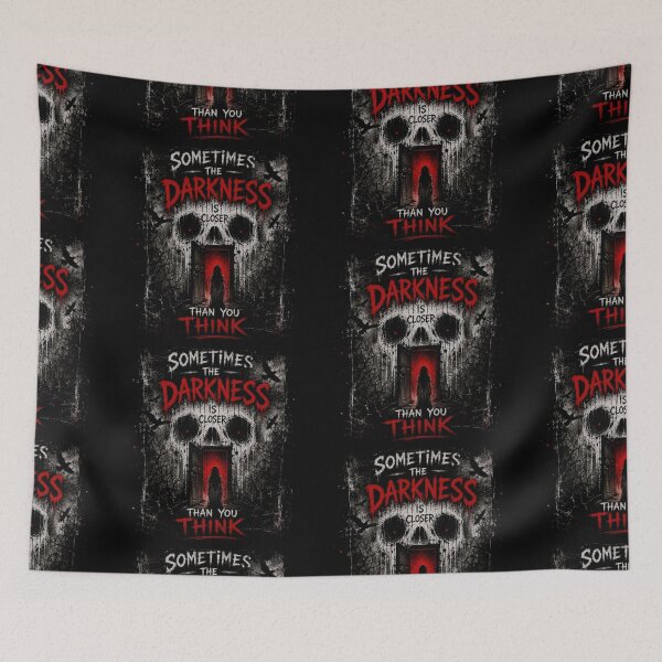 Item preview, Sometimes The Darkness is Closer Than you Think– Creepy Horror Quote designed and sold by LunaVales.