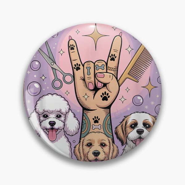 Item preview, Dog Grooming Tarot Card designed and sold by goombi-creative.