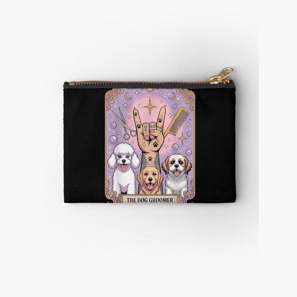 Item preview, Dog Grooming Tarot Card designed and sold by goombi-creative.
