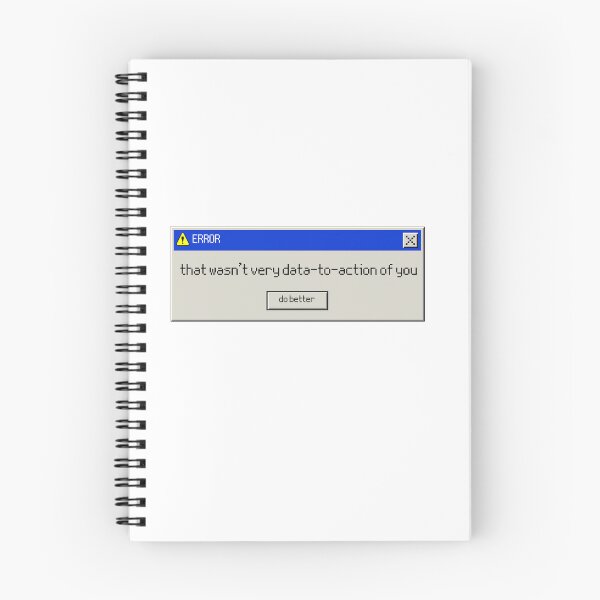 Item preview, That Wasn't Very Data to Action of You Error Message designed and sold by GenAndStacy615.