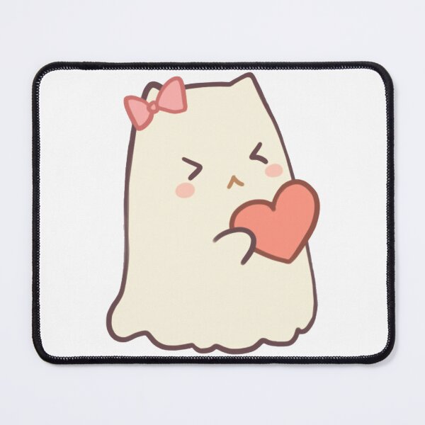 Item preview, Little Boo Cute Creature Holding Heart Love Valentine Art designed and sold by starmuffsre.